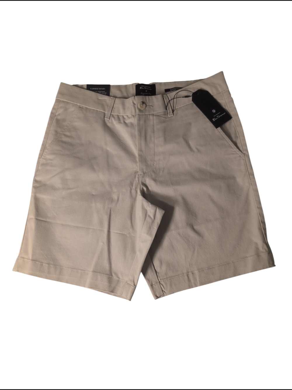 Nwt Ben Sherman Stone Dress Golf Short Regular Fit Mens Travel Casual 30